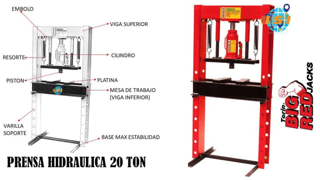 Prensa Hidraulica 20 Ton X0034
