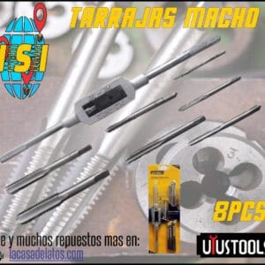 Tarrajas Machos X8 PCS X2428