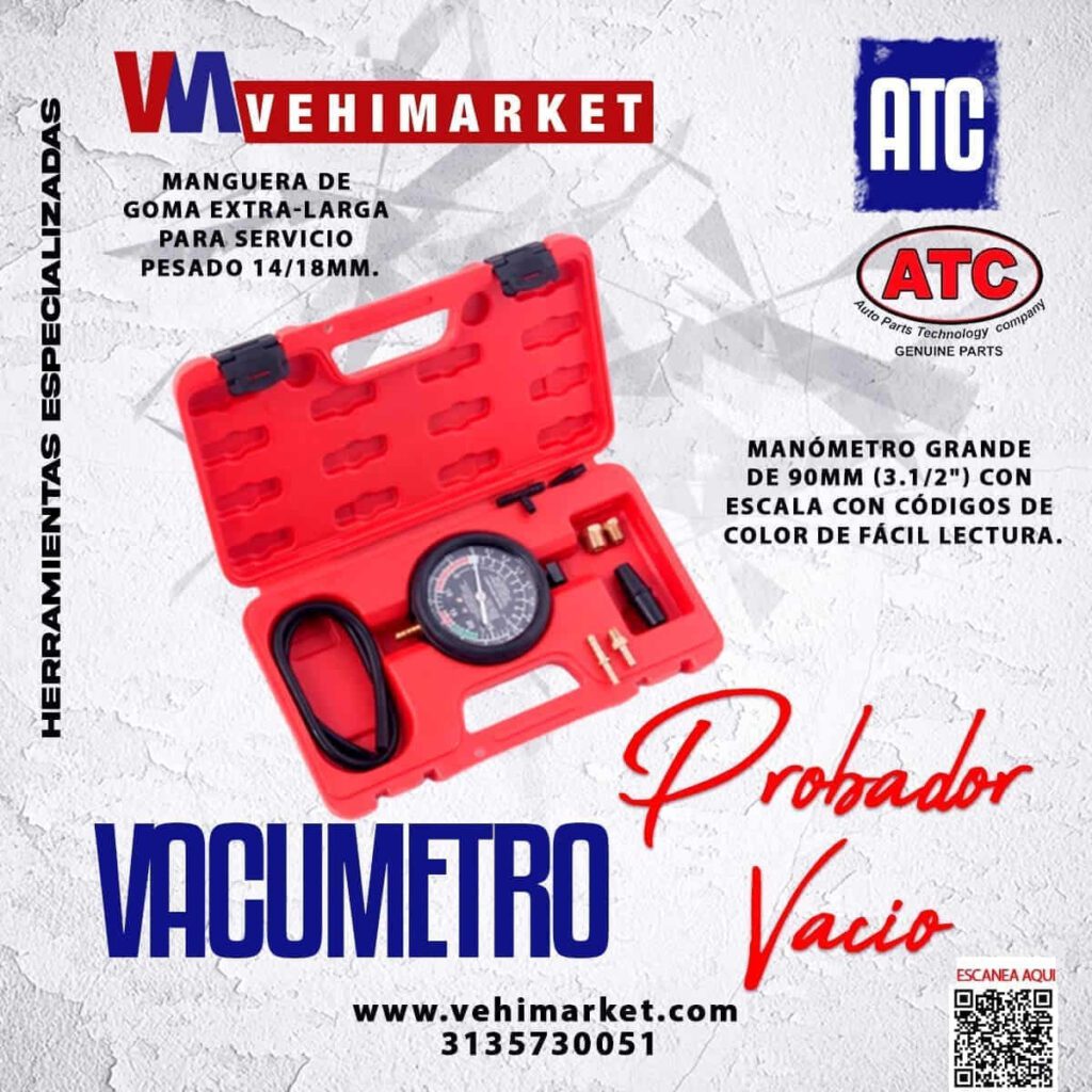 Vacumetro Probador Vacio Atc