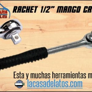 RACHET 1/2 CAUCHO NEGRO