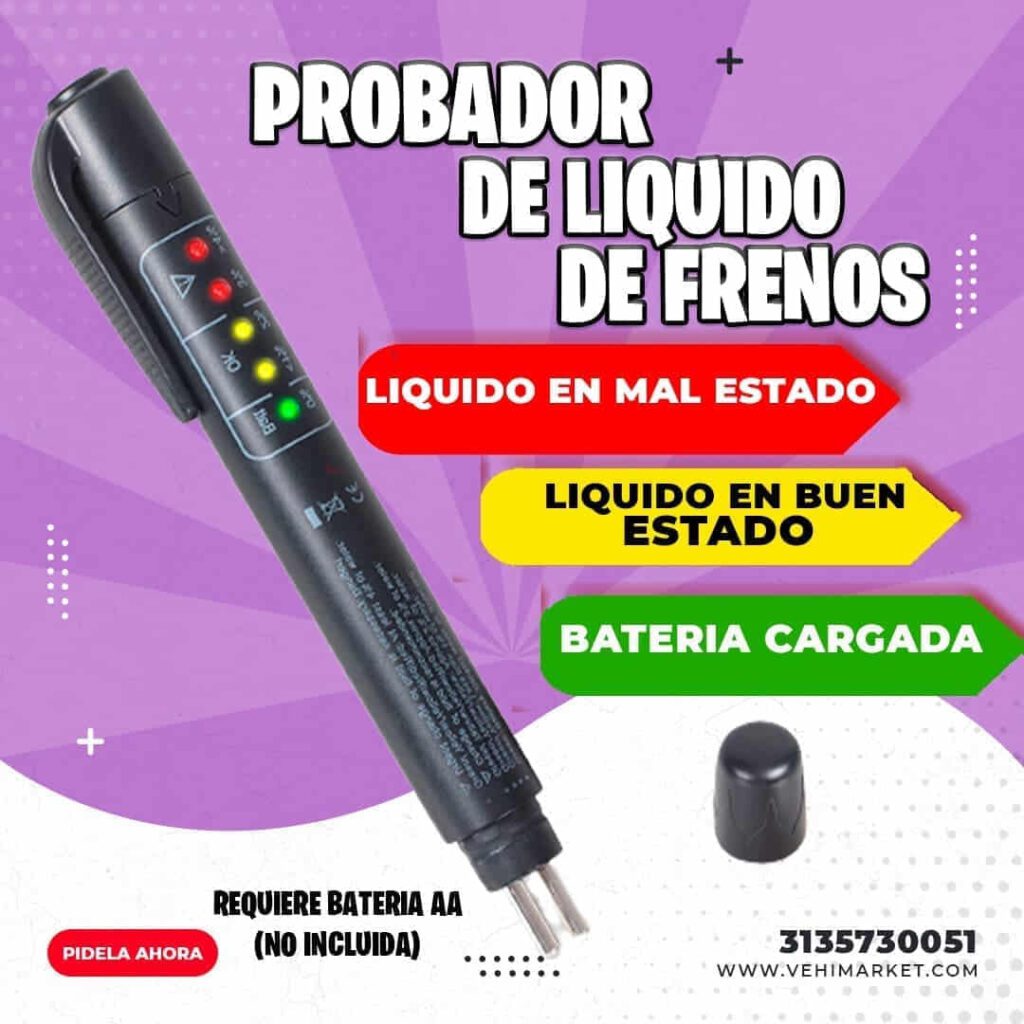 Probador de Liquido de Frenos con Led