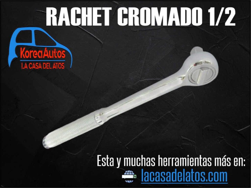 RACHET 1/2 CROMADO LISO