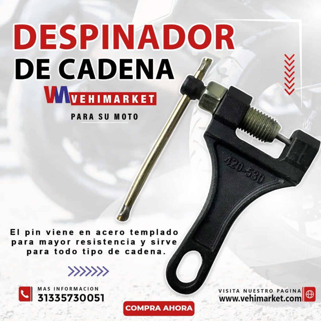 Despinador cortadora extractor de Cadena Moto
