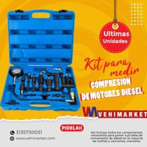 Kit Para Medir Compresion De Motores Diesel