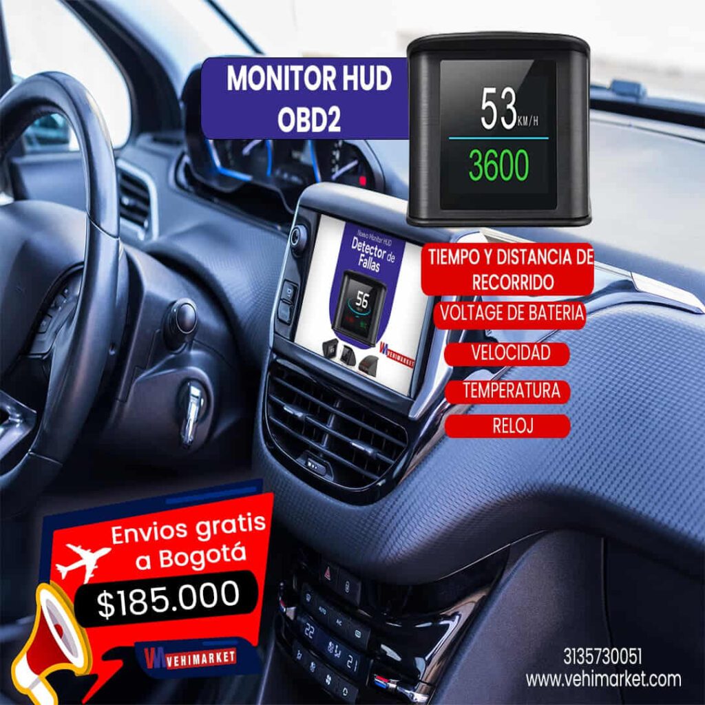 Monitor Hd Obd2 Digital