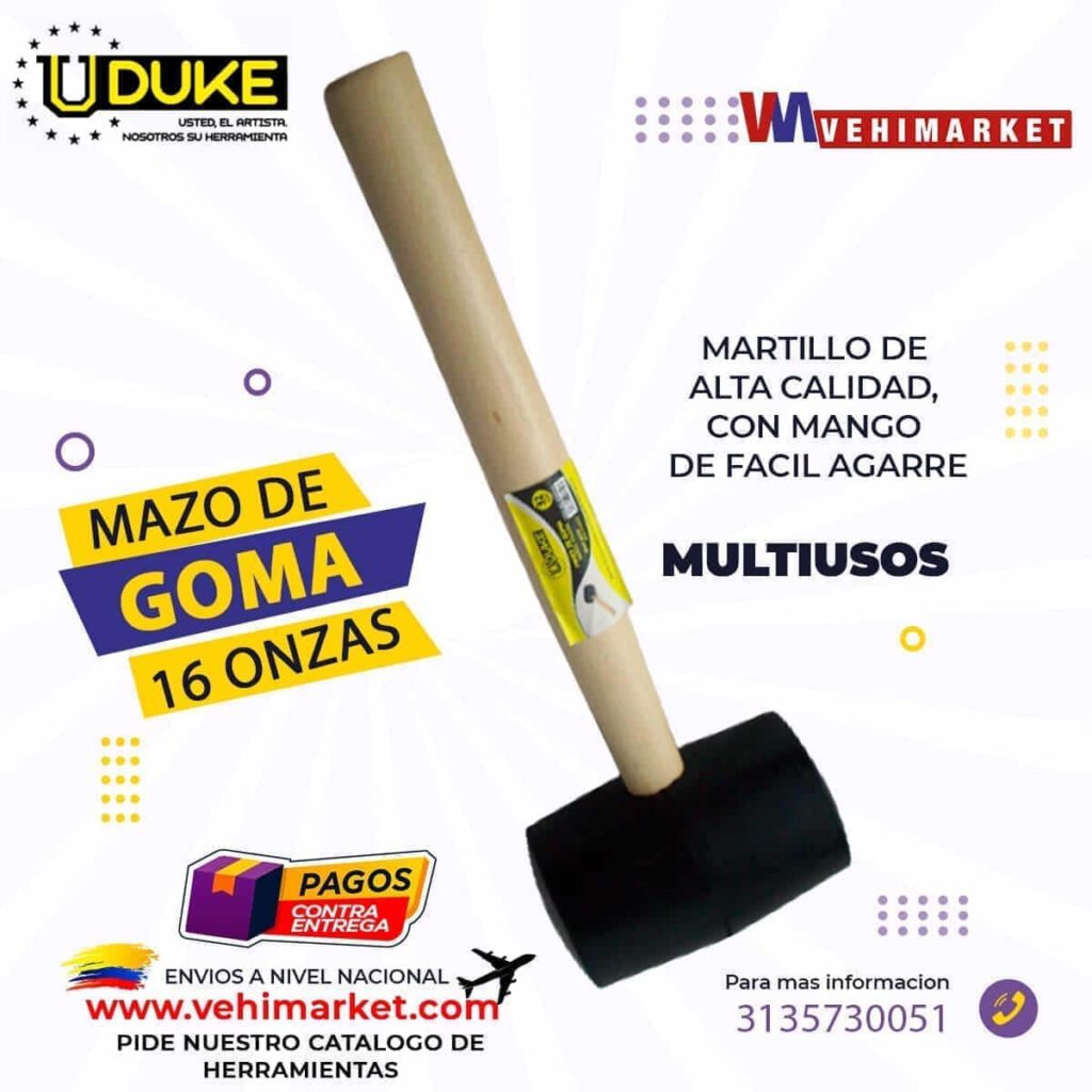 Mazo De Goma 16 Onzas Uduke