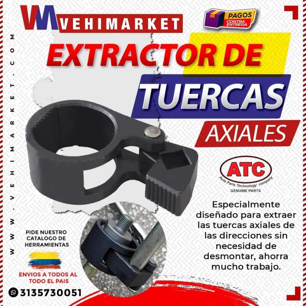 Extractor De Tuercas De Axiales - Atc