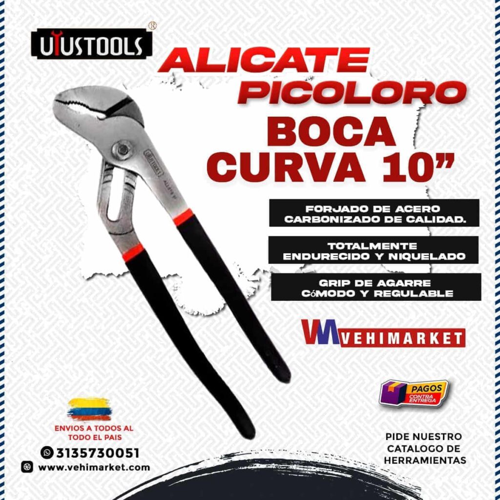 Alicate Picoloro Boca Curva 8" Uyustools