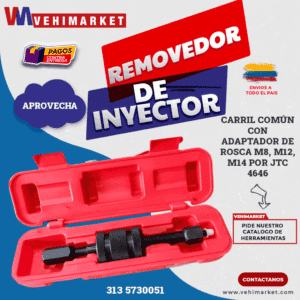 Removedor de Inyector de Rosca M8 M12 M14