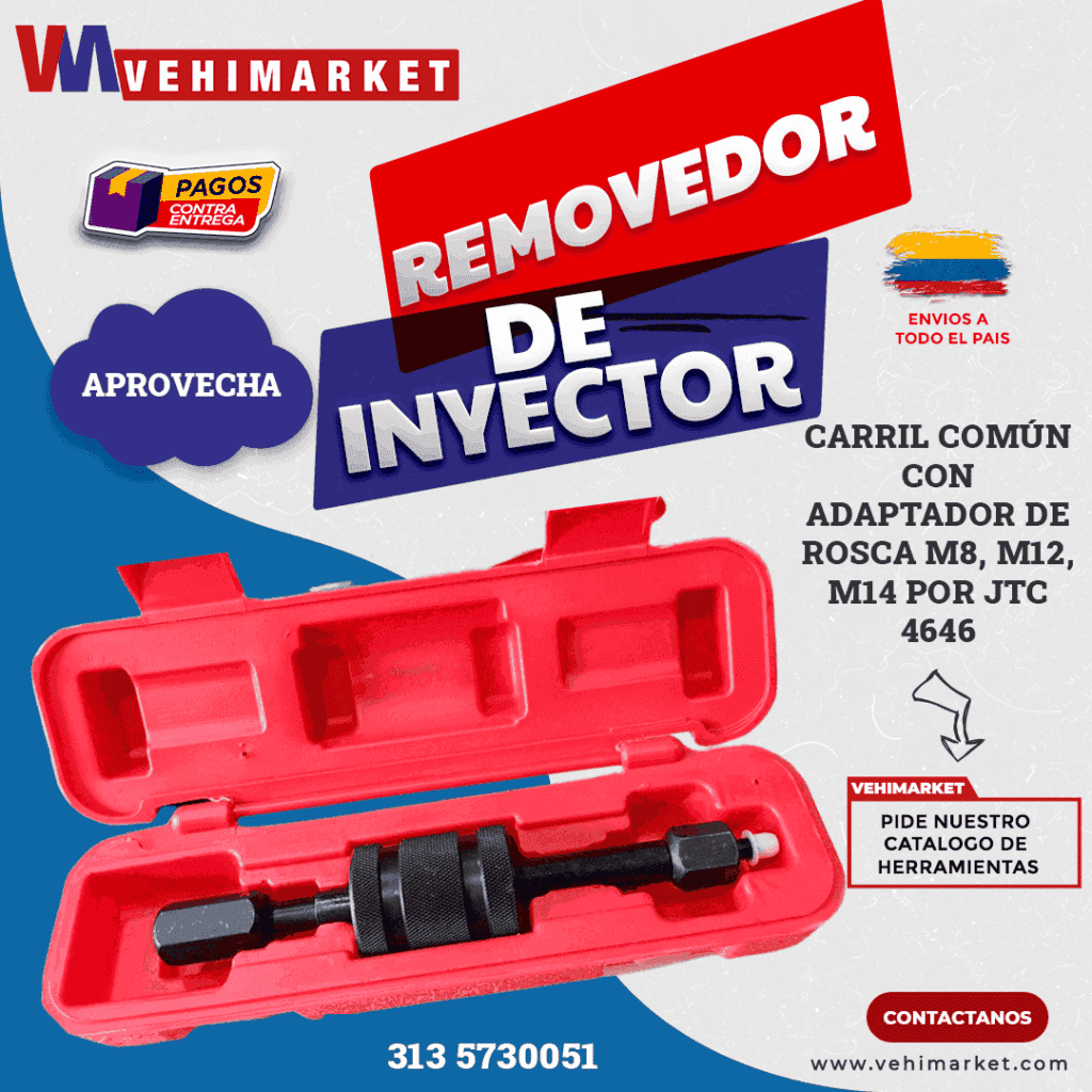Removedor de Inyector de Rosca M8 M12 M14
