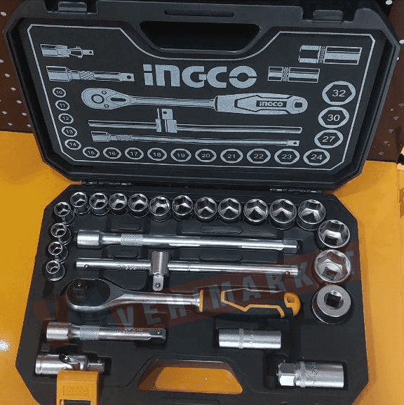 Juego de Dados 25 PZS M1/2 Ingco