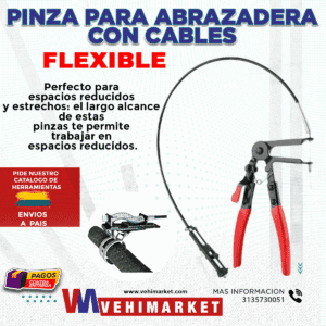 Pinza Para Abrazaderas Con Cable Flexible Atc