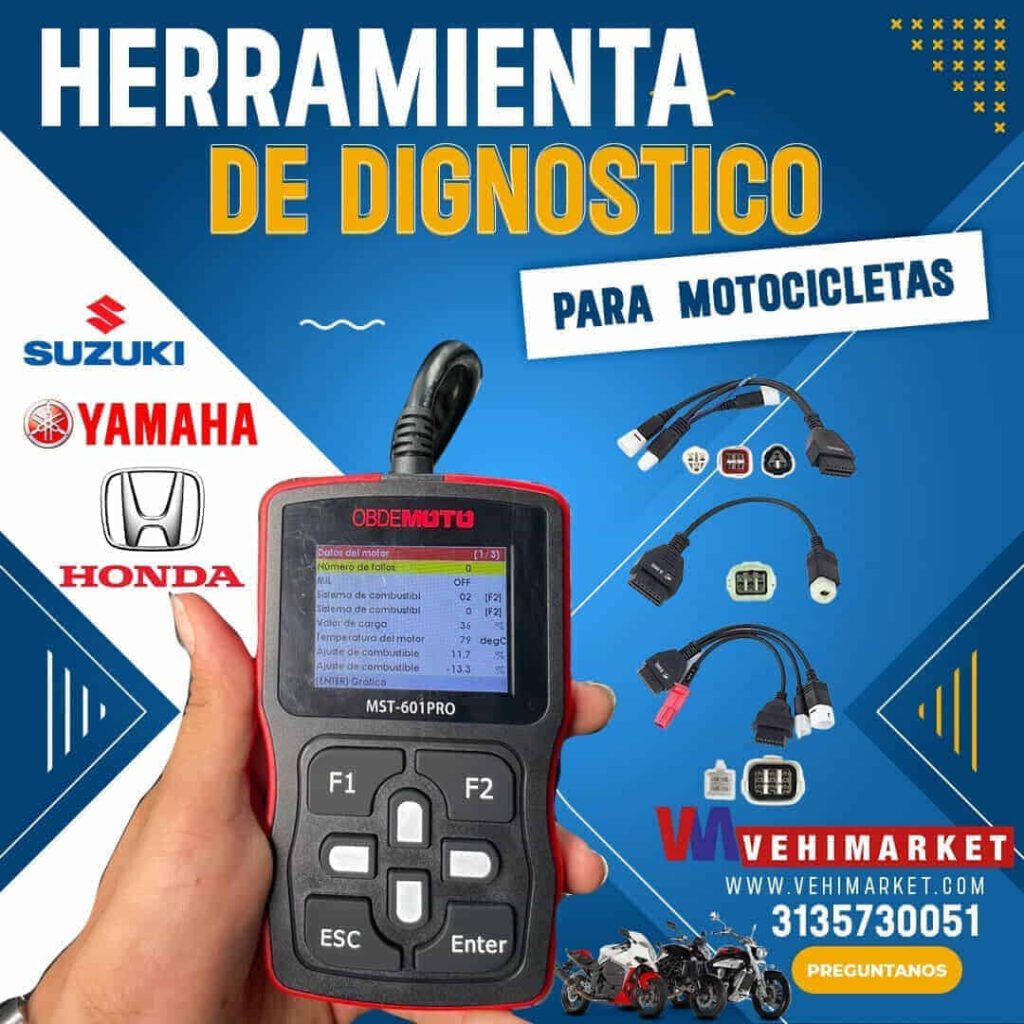 Herramienta de Diagnostico para Motocicletas Obde-Moto