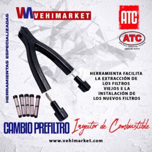 Cambio Prefiltro Inyector de Combustible Atc