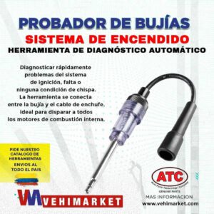 Probador de Bujias Sistema de Encendido Atc