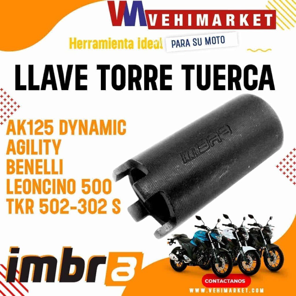 Llave Torre Tuerca Ak125 Dynamic-Agility-Benelli Imbra