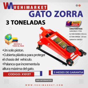Gato Zorra 3 toneladas