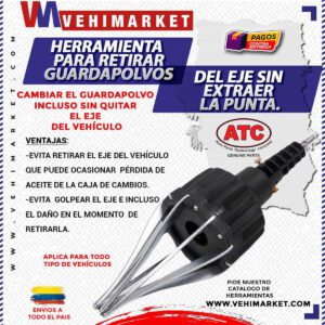Herramienta Para Retirar Guardapolvos de Eje Sin extraer la Punta