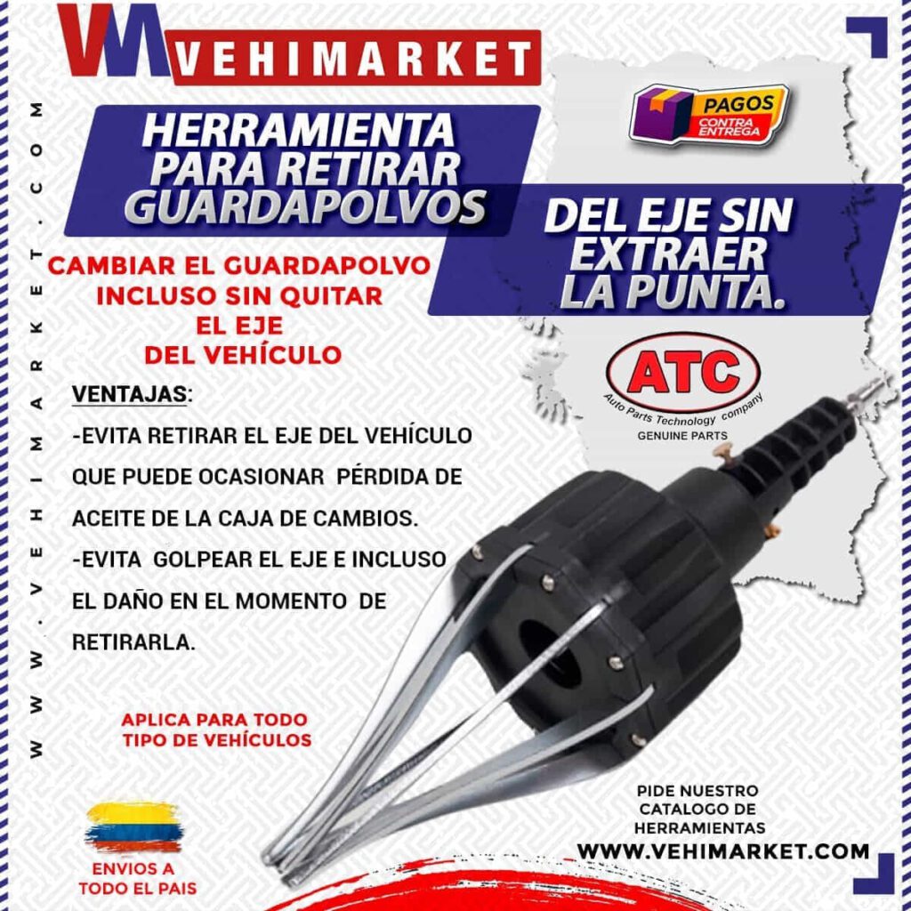 Herramienta Para Retirar Guardapolvos de Eje Sin extraer la Punta