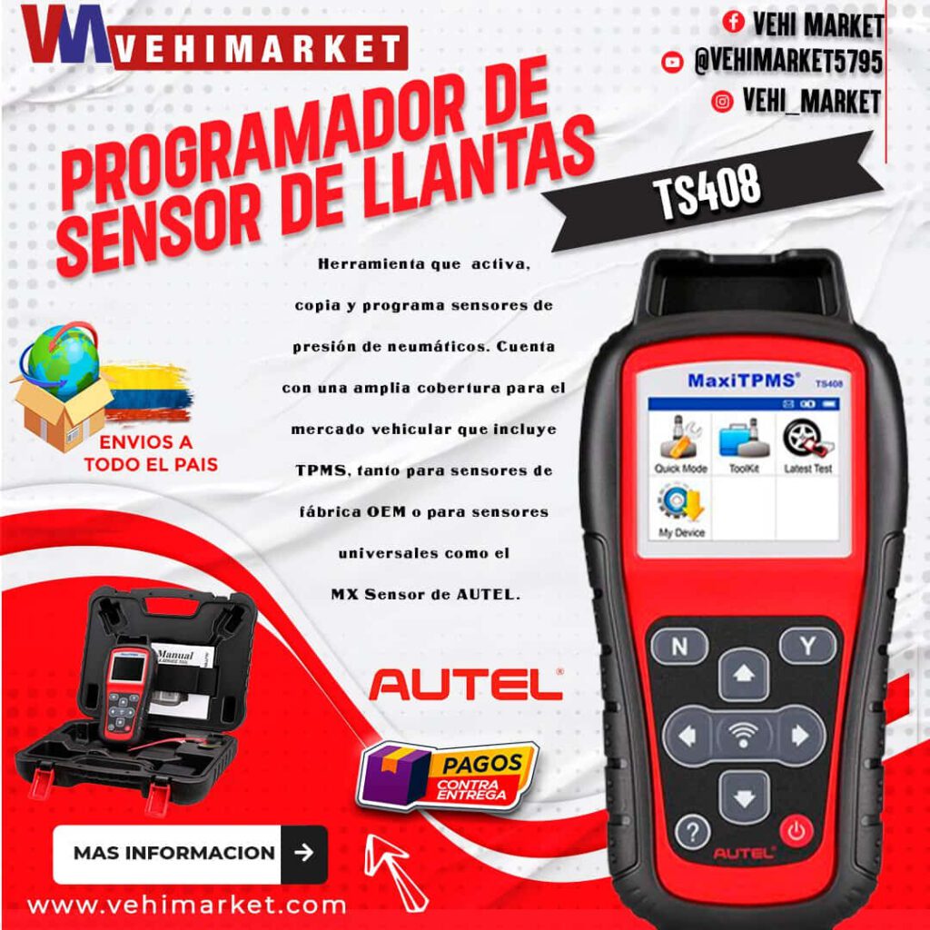 Programador de Sensor de Llantas - Autel CONFIRMAR DISPONIBILIDAD DEL PRODUCTO ANTES DE OFERTAR PAGOS SEGUROS CON MERCADO PAGO