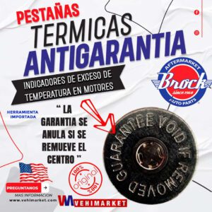 Pestañas Termicas Antigarantia Paquete X10 - Brock