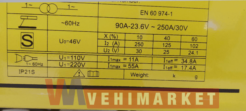 Equipo de Soldar Picasso 250 AMP
