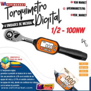 Torquimetro Digital 1/2 - 4 unidades Medida