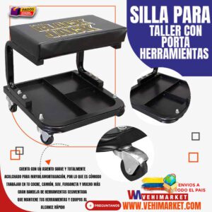 Silla para Taller con Porta Herramientas