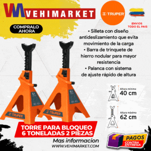 Torres de Bloqueo 6 toneladas Truper