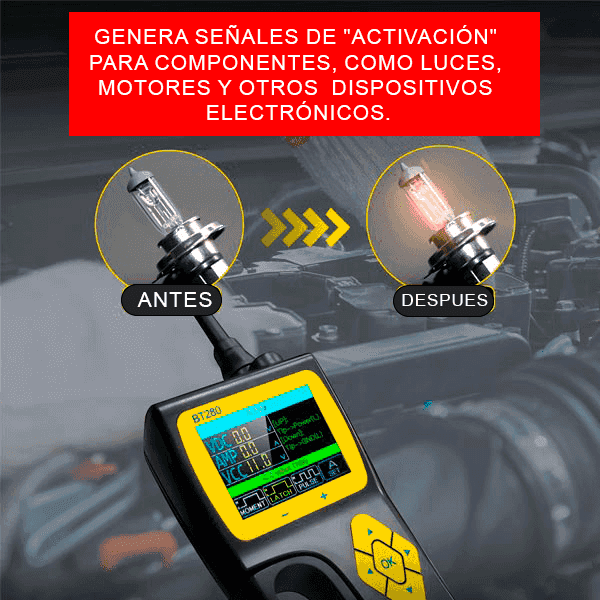 Punta Logica con Osciloscopio de 9v - 30v Autool