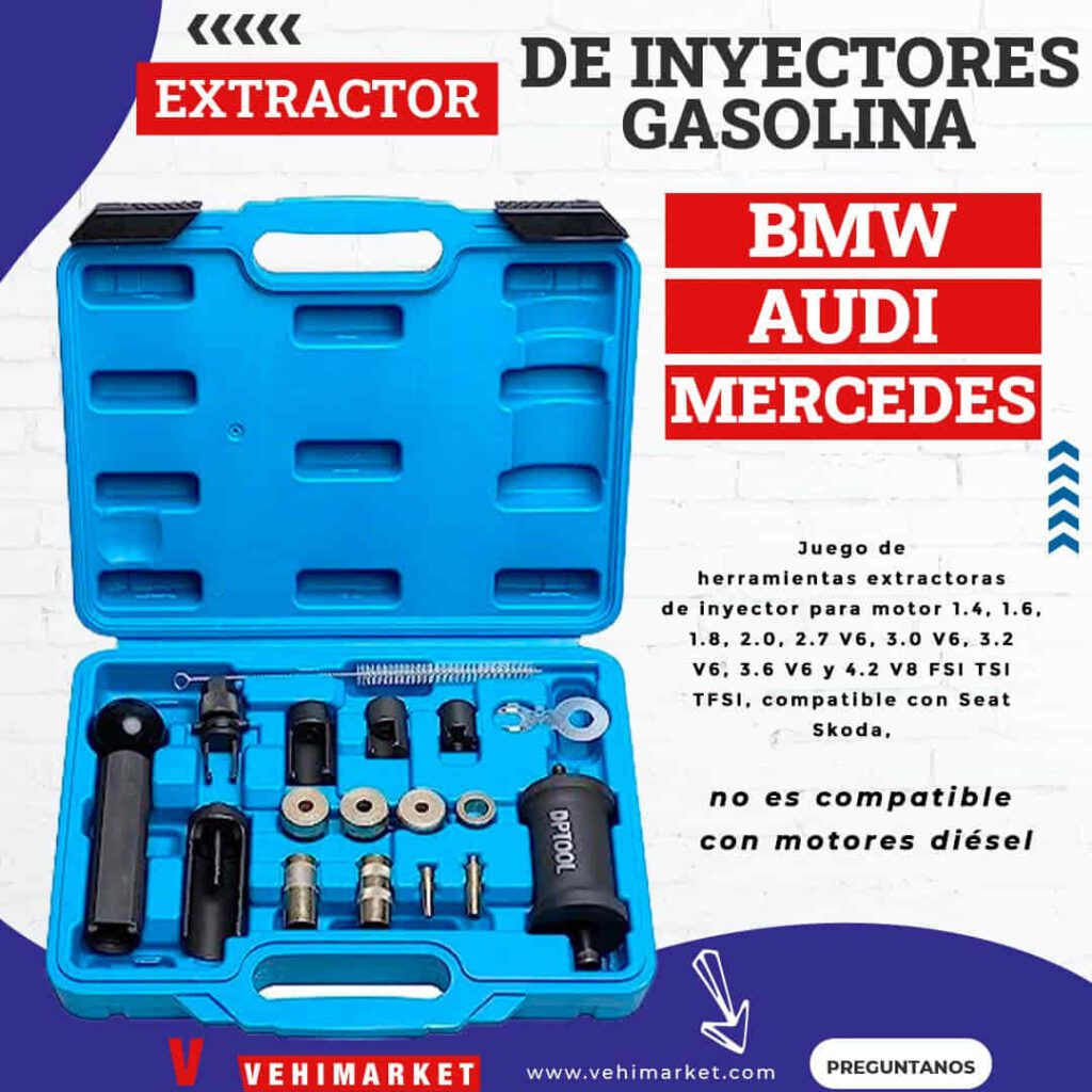 Extractor de Inyectores Gasolina Bmw Audi Mercedes