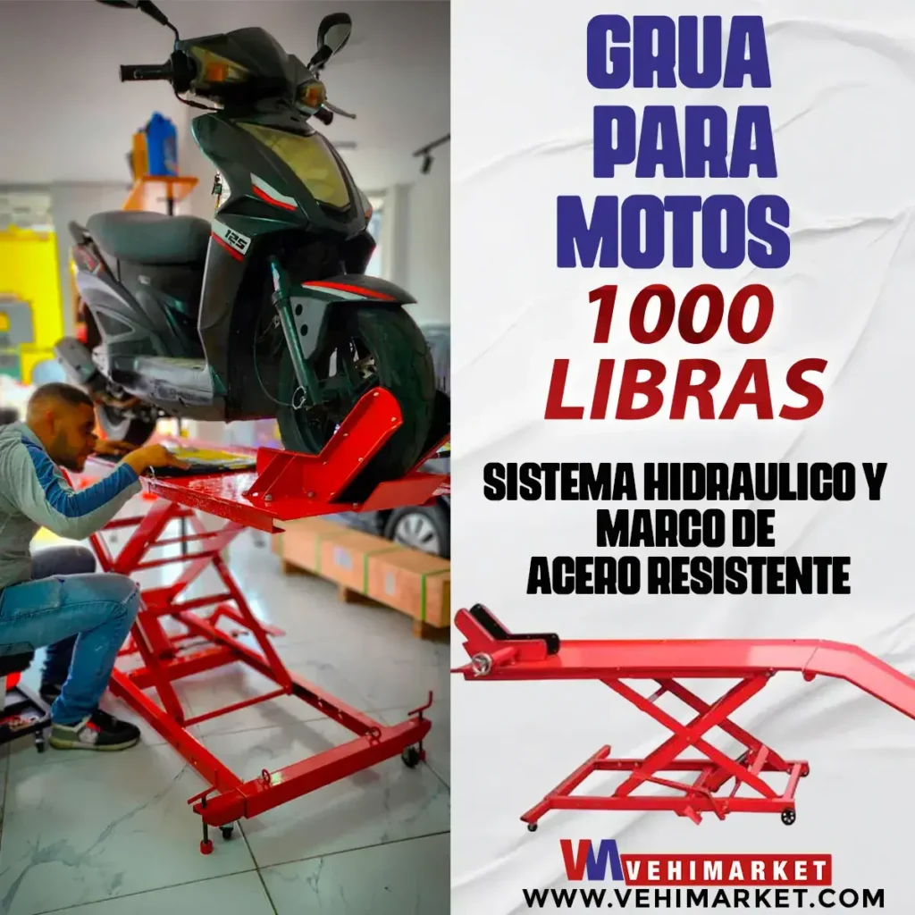 Grua o Rampa para Motos 1000 libras