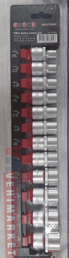 Copas 12 "Sline" Espiga 1/2 10-24mm - Force