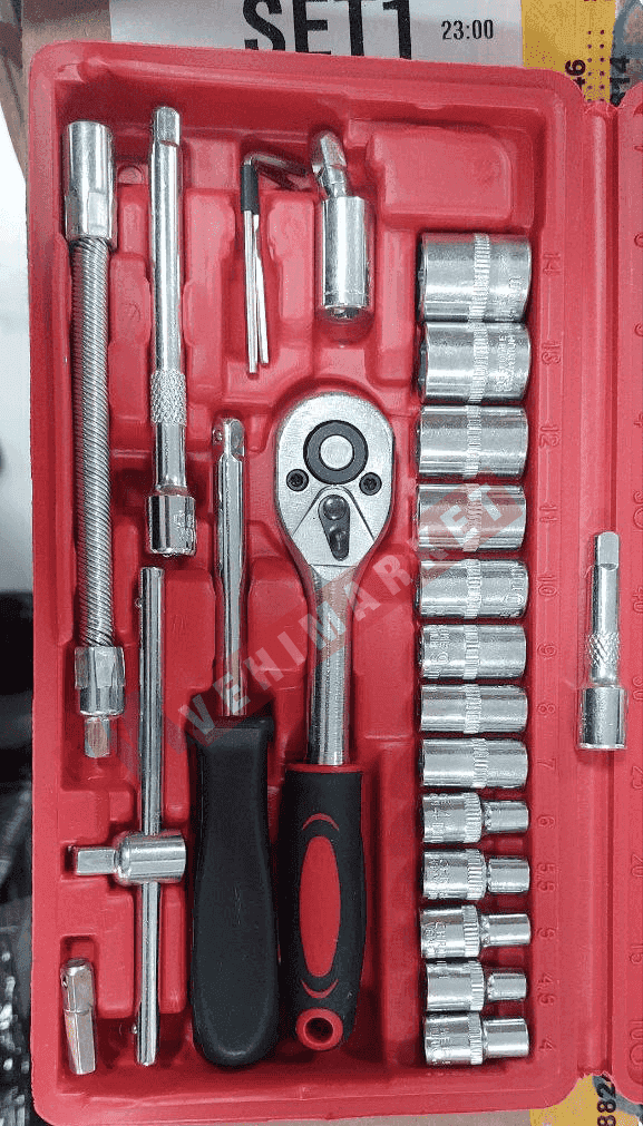 Juego de Herramientas 1/4 46 pcs