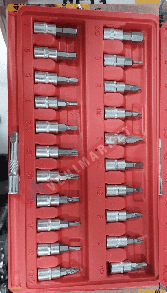 Juego de Herramientas 1/4 46 pcs