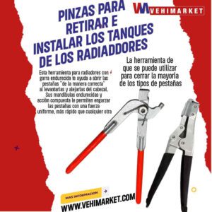 Pínzas -Retirar e Instalar los Tanques de los Radiadores