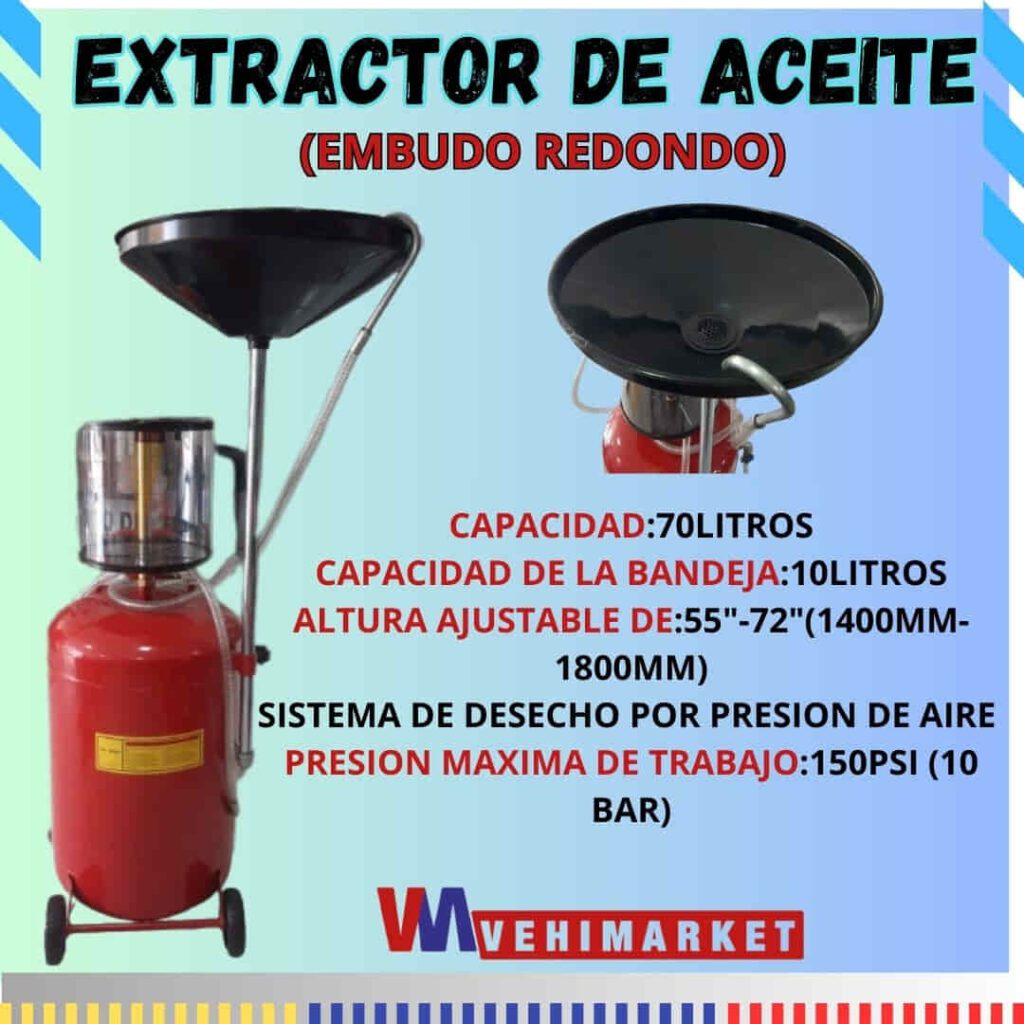 EXTRACTOR DE ACEITE 90LITROS (EMBUDO CUADRADO)