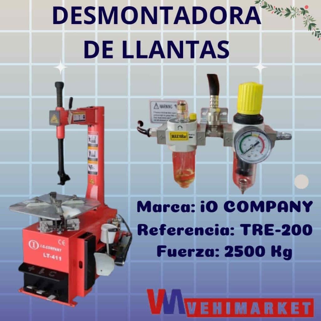 DESMONTADORA DE LLANTAS MARCA: iO COMPANY