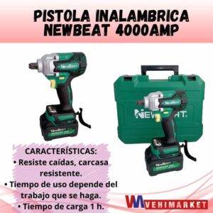 PISTOLA INALAMBRICA NEWBEAT 4000AMP