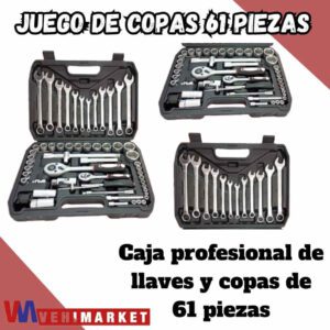 JUEGO DE COPAS 61 PIEZAS