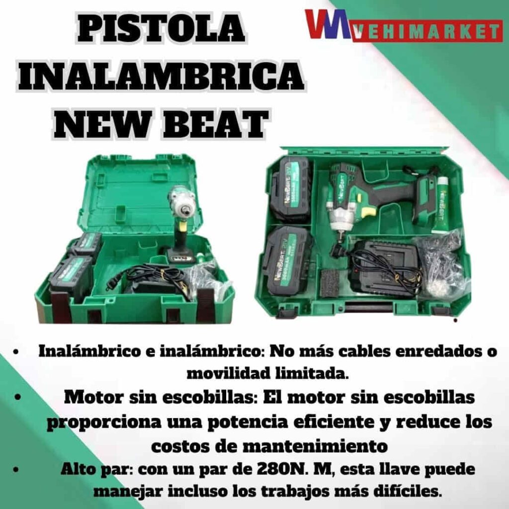 PISTOLA INALAMBRICA NEW BEART