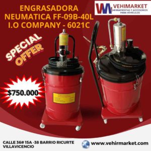ENGRASADORA NEUMATICA FF-09B-40L I.O COMPANY - 6021C
