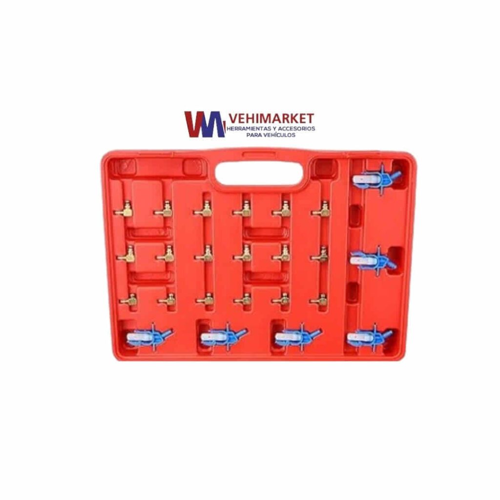 PROBADOR DE FUGAS Y DIAGNOSTICO DIESEL MEDIDOR FLUJO INYECTOR 6 CILINDROS