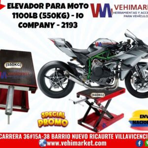 ELEVADOR PARA MOTO 1100LB (550KG) - IO COMPANY - 2193