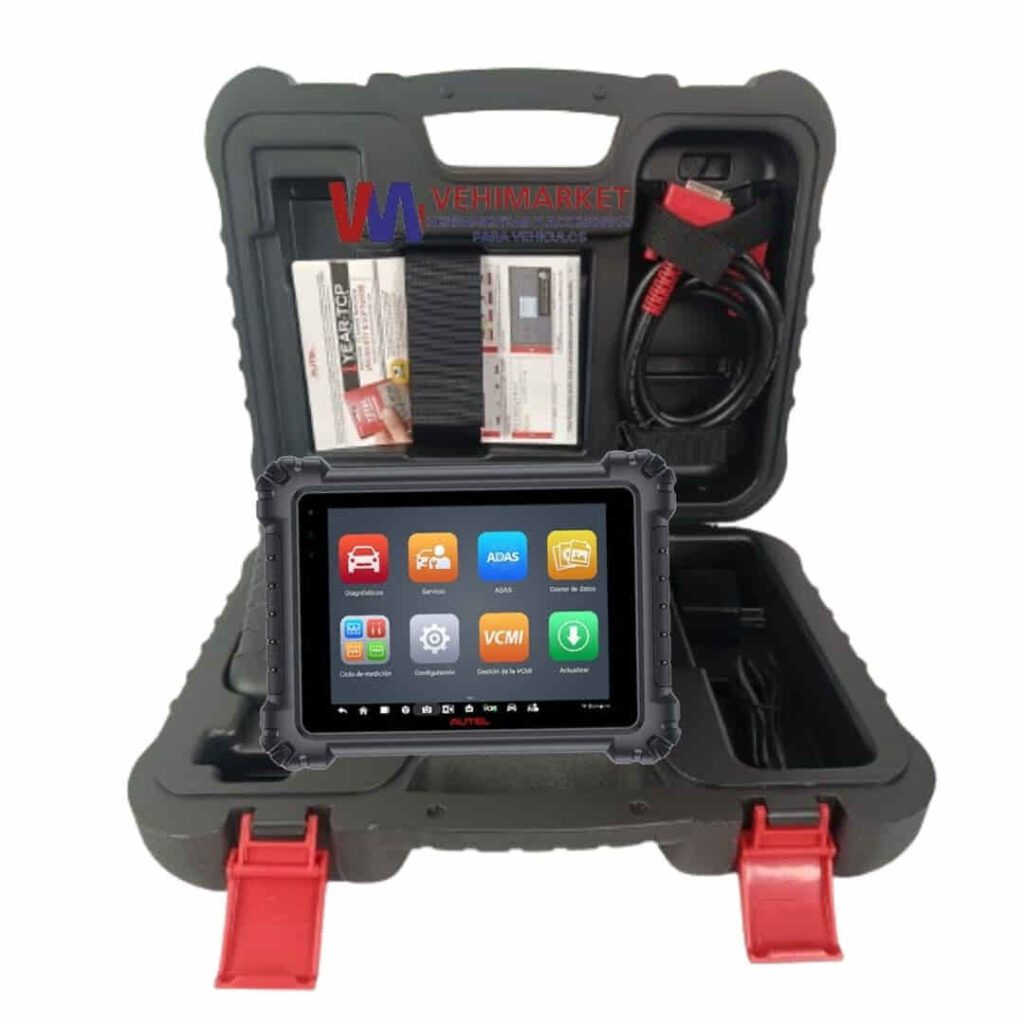 ESCANER TABLET 7" CABLEADA OBDII MULTIMARCA MULTISISTEMA 12V GAS DIESEL