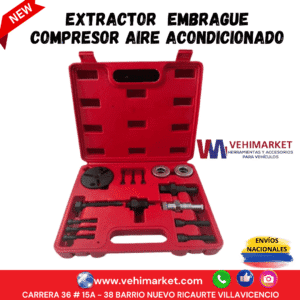 EXTRACTOR EMBRAGUE COMPRESOR AIRE ACONDICIONADO