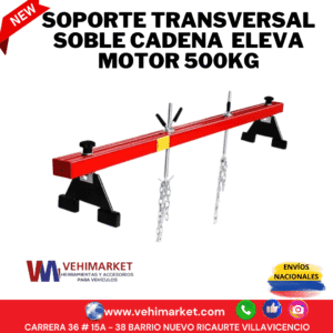 SOPORTE TRANSVERSAL SOBLE CADENA ELEVA MOTOR 500KG