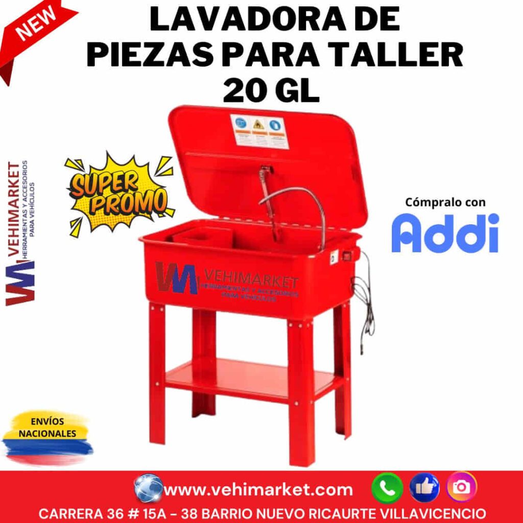 LAVADORA DE PIEZAS PARA TALLER 20 GL
