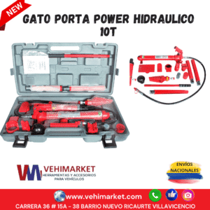 GATO PORTA POWER HIDRAULICO 10 TON