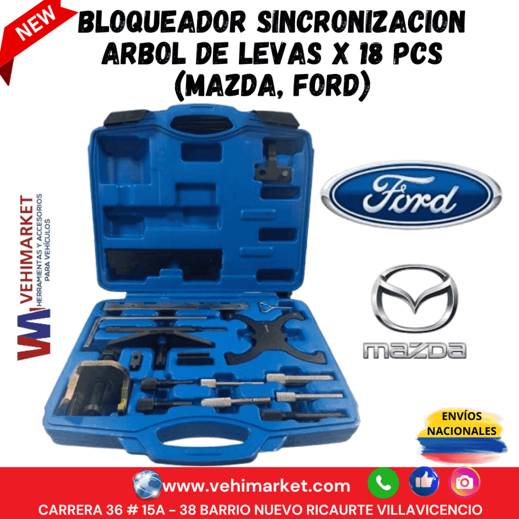 BLOQUEADOR SINCRONIZACION ARBOL DE LEVAS X 18 PCS (MAZDA, FORD)